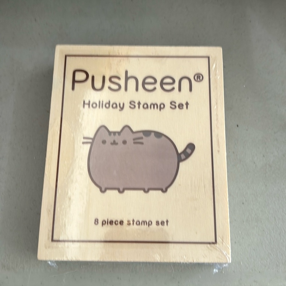 Pusheen Holiday Rubber Stamps